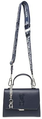 Steve Madden Damen Small Top Handle Crossbody Lattuca Umhängetasche mit Tragegriff Oben, Marineblau