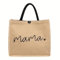 Generisch Jute Tasche mit Buchstabendruck 'Mama'/Praktische Einkaufstasche/stilvolle Jute Shopper Tasche personalisiert/ideal als Muttertagsgeschenk/jutetasche shopper/mama tasche/jutebeutel