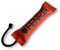 Fenrir 12 Inch Rugged Fire Hose Dog Tug Toy for Large Dogs No Squeaker, Firm Stuffing for Canines (Rope Handle)