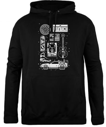 Zymbatee Bttf Icon Set Grauer Unisex-Kapuzenpullover Mit Klassischer Passform