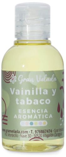 Esencia Aromática Gran Velada de Vainilla y Tabaco para Perfumes y Cosméticos Caseros | Aroma Intenso y Versátil de Oriente y Especias | 50 ml