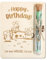 BOFUNX Geldgeschenk zum Geburtstag aus Holz Happy Birthday Geldgeschenke mit Reagenzgläser Lustige Geburtstag Geschenke Geldverpackung für Damen Herren Mädchen Jungen