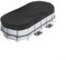 ZYNCUE Cubierta ovalada para piscinas sobre el suelo, cubierta de piscina para piscinas elípticas dobles cuadradas (7 x 10 pies)