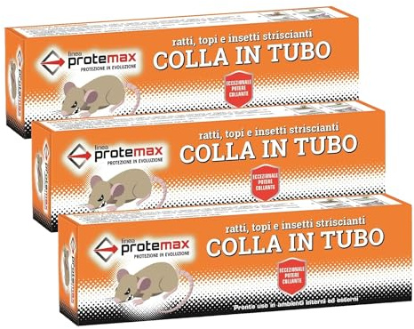 Protemax Colla Per Topi e Ratti Gr135 070.Y (Confezione da 3)