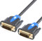 DVI Cable 3Feet,SHD DVI to DVI 24+1 Male to Male Dual Link DVI-D Monitor Cable for PC HDTV Porjector