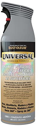 Rust-Oleum Universal pintura multisuperficie en spray Brillante Gris 400 ml