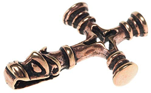 Windalf Schmuck Anhänger Work 3.5 cm WOLFSHAMMER Thorshammer Island Vintage Edle Bronze