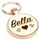Hundemarke mit Gravur in Rosegold | Namens-Anhänger personalisiert, wetterfest, Telefonnummer, Adresse, ID Tag | verschiedene Handschriften & Motive | für Hunde Halsband, Leine, Handtasche, Geschenk
