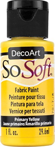 Pintura acrílica SoSoft Fabric 1 oz amarillo primario