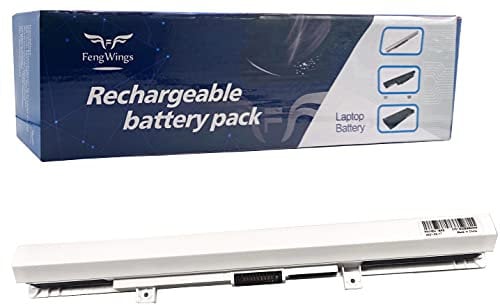 FengWings® PA5185U-1BRS Batterie Blanche, 14.8V 45Wh Batterie pour Ordinateur Portable Toshiba Satellite C50-B E45-B L50-B C55-B L55-B E45-B C50D-B PA5184U-1BRS PA5186U-1BRS