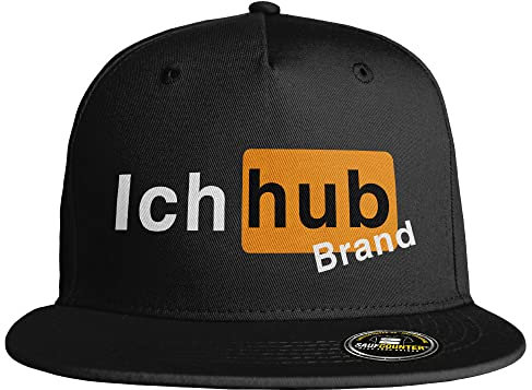 SAUFCOUNTER MARK YOUR DRINKS Ich hub Brand Snapback Cap lustige Snapback Ich hab Brand Malle Saufen Bier Alk saufi hacke dicht besoffen Alkohol Party (8 Farbvarianten), Farbe: Schwarz/Schwarz