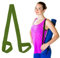 TrySalar Yogamatten-Gurt Tragegurt verstellbare Schlaufen Halter Yoga-Matte Träger Slap-Band-Geschirr tragbarer Schultergurt Fitness Pilates Dehngurte zum Tragen aller Mattengrößen (Military Green)