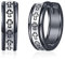 Schwarze Kreuz Creolen für Herren 925 Sterling Silber Gothic Schwarz Huggie Hoop Ohrringe Schwarz Amulett Schutz Schmuck Geschenke für Frauen Mädchen