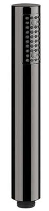 Gessi Rilievo Antikalk-Stab-Handbrause, Kunststoff-Version, D32 mm, 1-Strahlart, PVD-Farben in Metall-Ausführung, 14372, Farbe: Metall Schwarz PVD