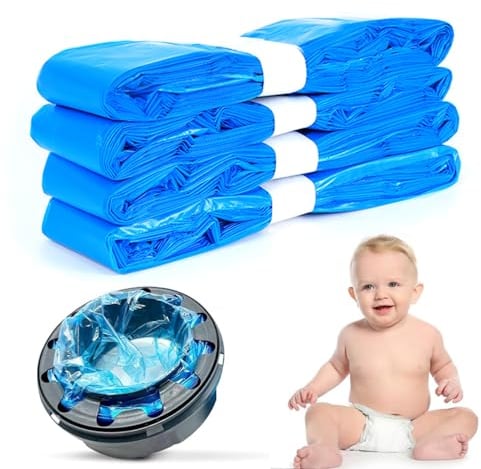 Roysmart Lot de 4 sacs à couches jetables en plastique compatibles avec les films de recharge Tommee Tippee