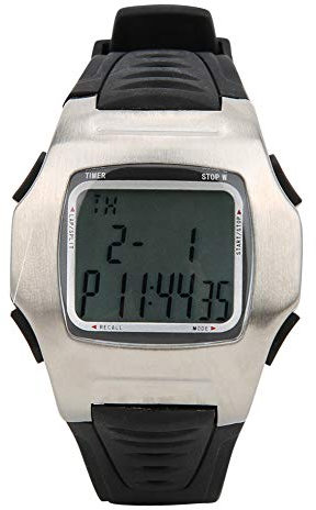 HERCHR Timer-Stoppuhr, Digitalanzeige, Multifunktionale Sport-Countdown-Uhr, Stoppuhr, Timer, Anti-Rutsch-Knopf, Hochgenauer Timer Für Fußball, Fußball, Trainer, Schiedsrichter