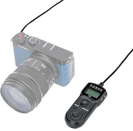 JJC Multifunktions-Timer-Fernbedienung mit Stativhalterung für Panasonic LUMIX S9, G100D spiegellose Kamera