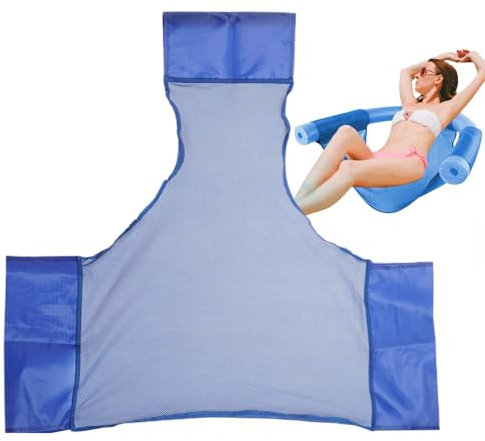 Chaise de natation pour piscine - Filet de flottaison - Chaise de natation en maille - Fauteuil de salon flottant