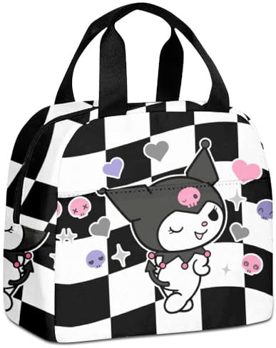 Kurromi Thermal Lunch Bag - Insulated Anime Tote Cooler Box for Kids, School, Travel & Picnic