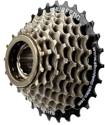 WEEROCK Bike Freewheel 8 Speeds, 13-28T Threaded Freewheel Screw On Cycling Replement Part for MTB, Cruiser Bicycle
