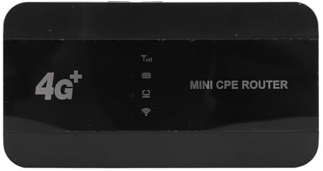 Hotspot Mobile WiFi 4G, Vitesse de 300 Mbps, Connexion Ethernet, jusqu'à 10 Utilisateurs, Batterie 3000 MAh, Routeur WiFi Portable, Port RJ45 de Type C, pour Les Voyages