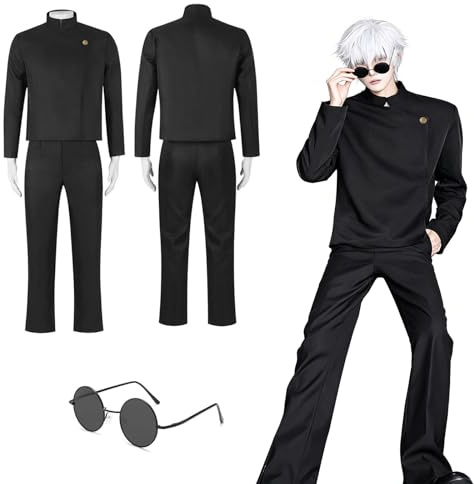 Bocguy Gojo Cosplay, JJK Anime Cosplay für Halloween und Karneval Kostüm | Gojo/Choso/Sukuna/toji fushiguro/geto/nobara/yuji itadori/Okkotsu Yuta/Mahito cosplay für Halloween und Karneval