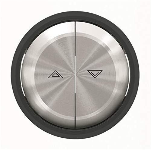 Niessen skymoon - Interruptor persiana cristal negro