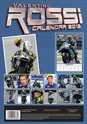 VALENTINO ROSSI KALENDER (DREAM) 2018 (NEU)