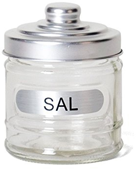 Salero Silver 280ml Cristal
