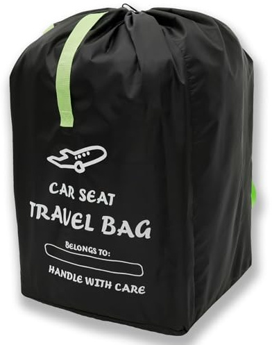 KEGAJEGA Transporttasche für Kinderwagen 85x45x45cm Transporttasche Kindersitz Flugzeug Oxford-Stoff Robust Wasserdicht Reisetasche für Autositze für die Meisten Autositze