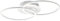 Reality Leuchten LED Deckenleuchte Venida R62783431, Metall Weiß matt, inkl. 25 Watt LED, Switch Dimmer