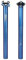 ALEFCO Carbon-Sattelstütze, Dazzle Blau bis Lila, MTB, versetzt, 0 mm, Fahrradsattelrohr, 31,6 mm, Fahrradsattelwinkel, verstellbare Sattelstütze für MTB, Rennrad, BMX (27,2 x 400 mm)