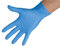 Kerbl Nitrilo Sensitive L azul, 100 ud desechables, sin polvo