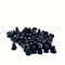 100 tapones de extremo de púas de 1/4 de pulgada, accesorios de riego por goteo, conectores de línea de goteo para tubo de riego de jardín de 1/4 pulgadas (color negro)