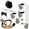 Kit Serrure Neiman de Porte Bouchon de Réservoir à Carburant Clés compatible avec INTERSTAR MOVANO A MASTER II - 7701471591 7701471592
