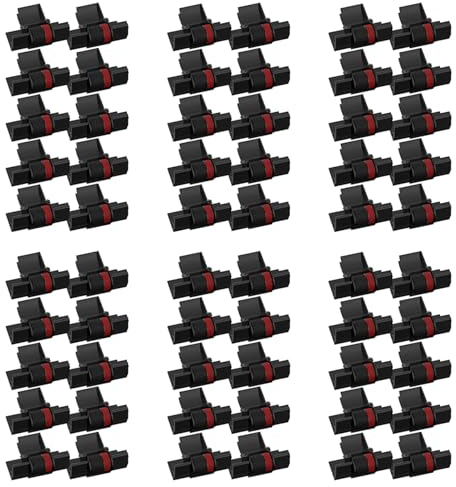 60 Stück für IR-40T MP-12D Taschenrechner Farbroller Drucker Farbbänder für -100TM,-150TM