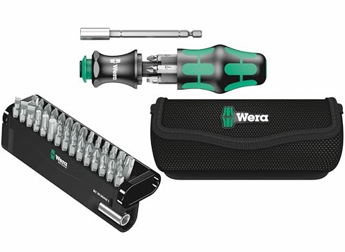 WERA Werkzeug-Set, Kraftform Kompakt 28 + Bit-Check 30 Metal 1, 36-teilig