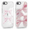 RUMDEY 2 Pack Clear Bow Phone Case for iPhone 7/8 / SE 2020 / SE 2022 4.7 inch, Cute Aesthetic Pattern Design Protective Soft Slim Shockproof TPU Bumper Cover for Girls Woman-Pink Bow