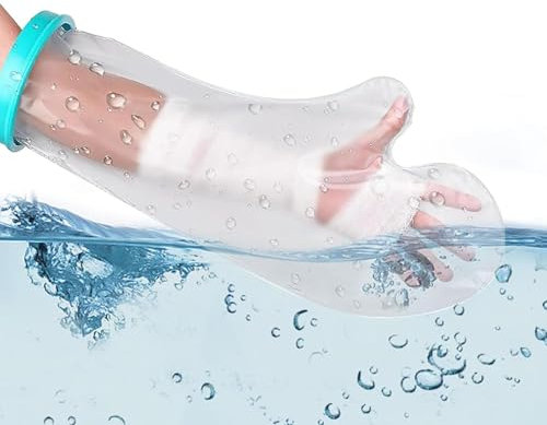 vcsjw Gipsschutz Wasserdicht Arm,Gipsschutz Wasserdicht Arm Kind,Duschschutz Hand,Gipsarm Duschen Schutzhülle,Duschschutz Arm Kieselgel,Wiederverwendbar Arm Gips Duschhülle,Armschutz Beim Baden