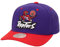 Mitchell & Ness NBA All In 2.0 Snapback Cap Toronto Raptors Purple/red