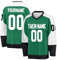 Personalisiertes Hockey-Trikot, gestalten Sie Ihr Hockey-Trikot mit Ihrem Namen/Team/Nummer, Grün 4, One size