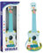 Ukulele für Kinder, 41Cm kindergitarre Spielzeug aus Plastik Mit Dinosaurier-Musikthema, 4-Saitiges Musikinstrument, Herzliche Überraschung für Kleinkinder und Musikliebhaber