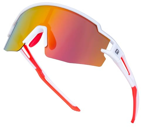 ROCKBROS Fahrradbrille Kinder Sportbrille Polarisiert UV400 TR90 Leicht