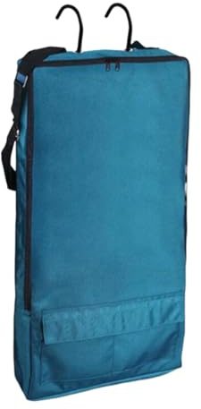 kowaku Bridle Bag,with 3 Prong Tack Rack Spacious Organizer Horse Tack Carry Bag, Horse Bridle Bag, for Harness, Bits, Headstalls, Blue