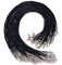 Selizo 100Pcs Necklace Cord for Jewelry Making, Black Waxed Necklace Cord String for Jewelry Necklace Bracelet Making Supplies