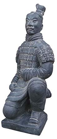 Mankvis Qin Terrakotta Krieger Und Pferde Statue Skulpturen, Ton Chinesische Soldaten Und Krieger Kunst Statue Modelle