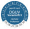 1000 Prüfplaketten für DGUV V3 Vorschrift 3 - Ø 30mm - 2025-2030 - nachhaltig - blau - 2024 nächste Prüfung (1000 Stück, blau)
