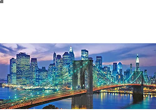Diamond Painting Landscape Bridge London 110x50 cm (Inner 104x44 cm) 5D Diamond Pictures Art Landscape Cross Stitch Iconic Landscape Art Diamond Mosaic Painting with Diamonds Craft Buddy Crystal Art