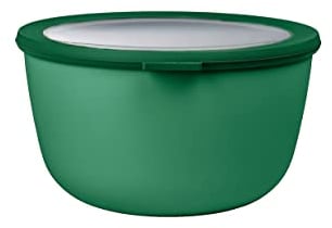 Mepal - Bol Multifonction Cirqula Rond - Boîte Conservation Alimentaire avec Couvercle - Convient comme Boîte de Hermétique pour le Réfrigérateur, Micro-ondes & Congélateur - 3000 ml - Vivid green