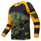 Herren Radfahren Jersey Mountainbike MTB Top Langarm T-Shirt, Langarm Downhill Fahrrad Trikot Ropa Motocross Enduro Mountainbike Bekleidung (Color : TYP-1, Size : 5XL)